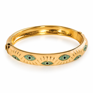 Lyra Turquoise Eye Bangle